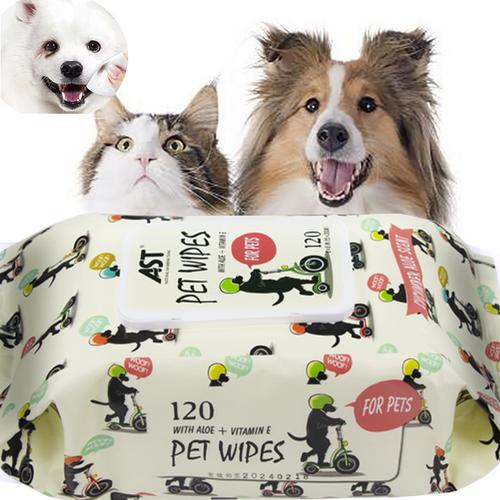 120片外贸英文宠物消毒除臭湿巾 猫咪狗狗擦脚爪护理杀菌湿纸巾全解析